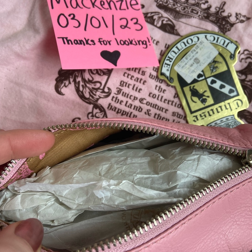 NWT ๐ RARE Juicy Couture โKeep Himโ Barrel Bag - Picture 3 of 7